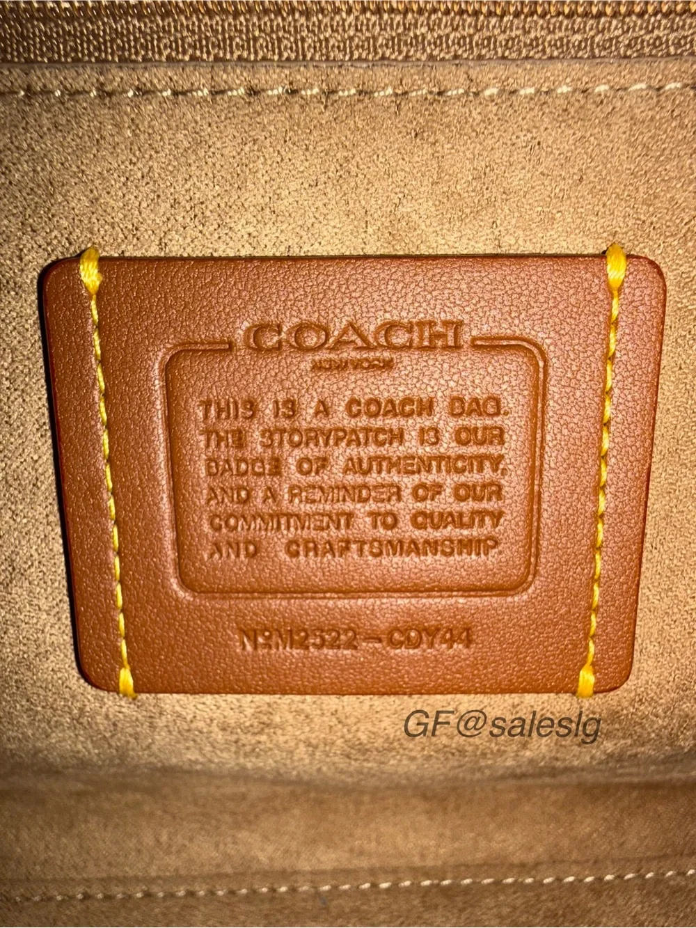 Coach nwt emory